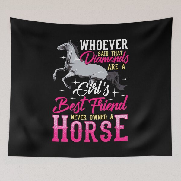 Item preview, Funny Horses Are a Girl's Best Friend Not Diamonds designed and sold by perfectpresents.