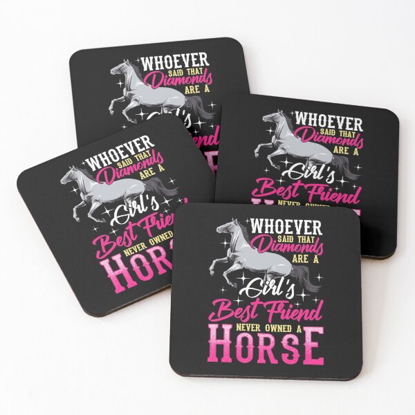 Item preview, Funny Horses Are a Girl's Best Friend Not Diamonds designed and sold by perfectpresents.