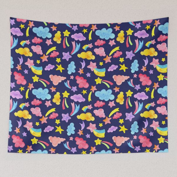 Item preview, Colourful Clouds and Shooting Stars designed and sold by Jennifer Creations.