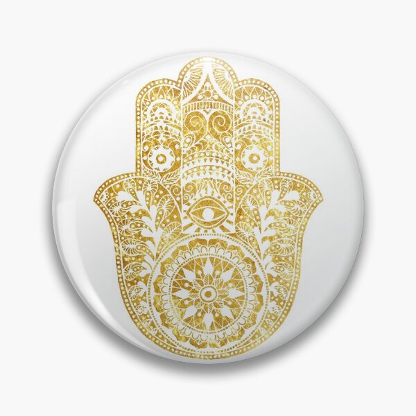Item preview, White Gold Hamsa Hand designed and sold by maryedenoa.