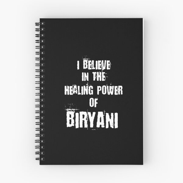 Item preview, Funny Desi I BELIEVE IN THE HEALING POWER OF BIRYANI designed and sold by eufouria.
