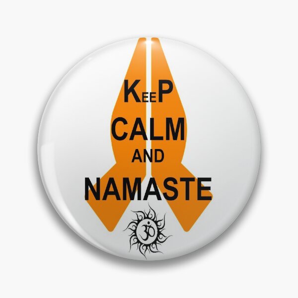 Item preview, Keep Calm And Namaste Om designed and sold by eufouria.