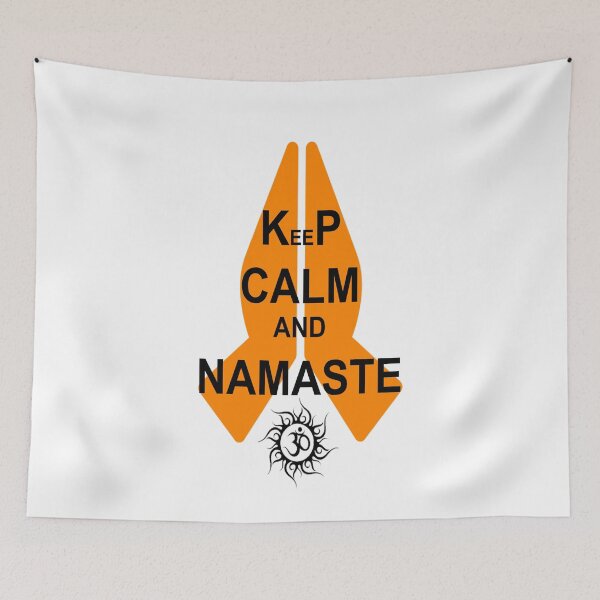 Item preview, Keep Calm And Namaste Om designed and sold by eufouria.