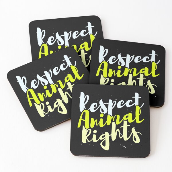Item preview, Respect Animal Rights (Inspirational Quote for Animal Lovers) designed and sold by SassyClassyMe.