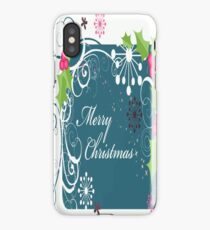 Merry Christmas iPhone 4/4S Skin iPhone Case