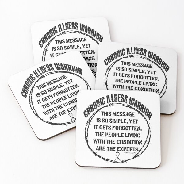 Item preview, Chronic Illness Warrior: We are the experts (black) designed and sold by spoonie-species.