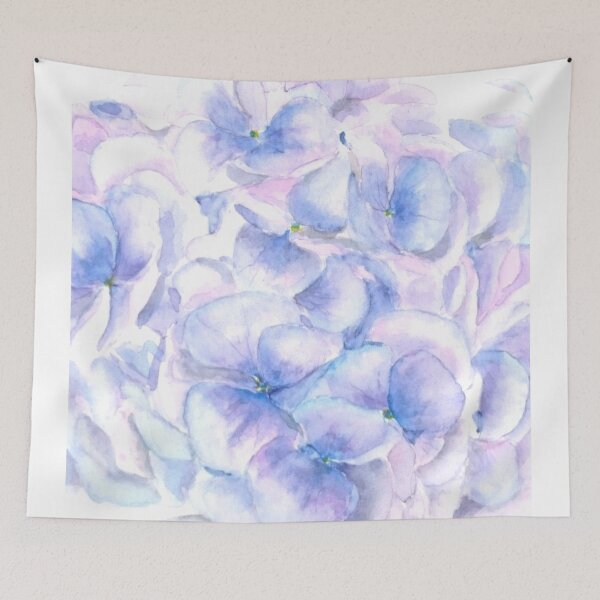 Item preview, purple pink blue hydrangea designed and sold by ColorandColor.