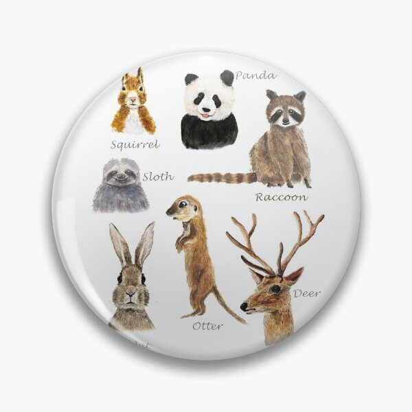 Item preview, hand painted cute animals collection  painting  designed and sold by ColorandColor.