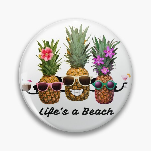 Item preview, Life's a Beach ... Pineapple designed and sold by michispines.