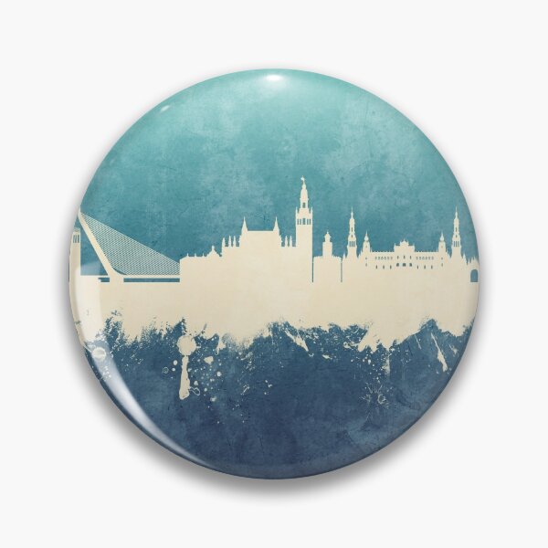 Item preview, Sevilla Spain Skyline designed and sold by ArtPrints.