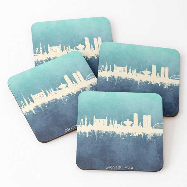 Item preview, Bratislava Slovakia Skyline designed and sold by ArtPrints.