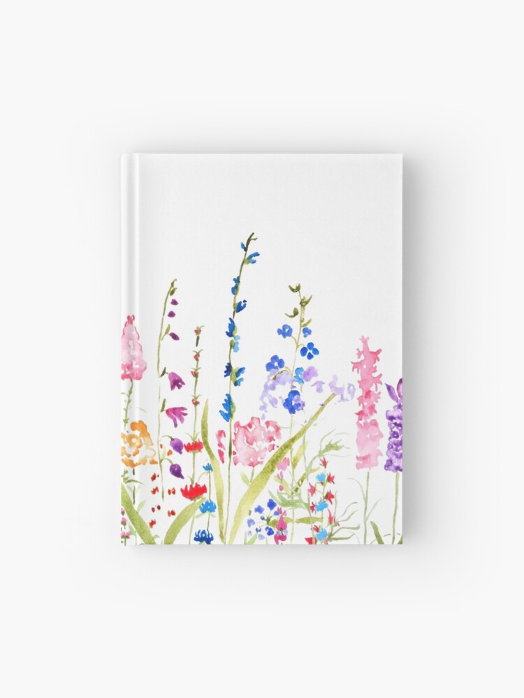 colorful wild flowers watercolor painting Postcard for Sale by  ColorandColor