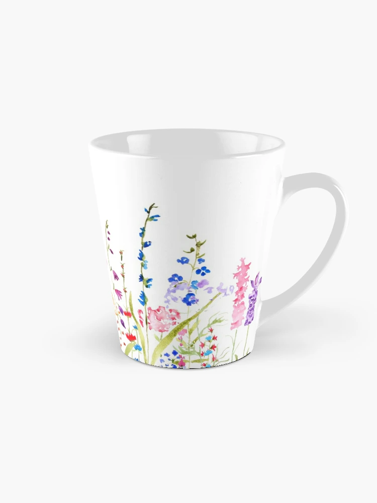 "colorful wild flower field " Coffee Mug for Sale by ColorandColor