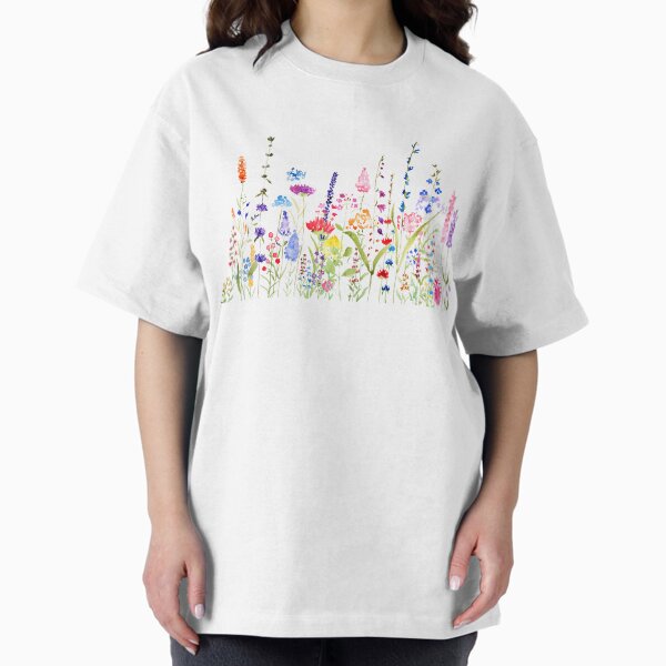 Artikel-Vorschau von handgemaltes buntes wildblumenfeld, designt und verkauft von ColorandColor.