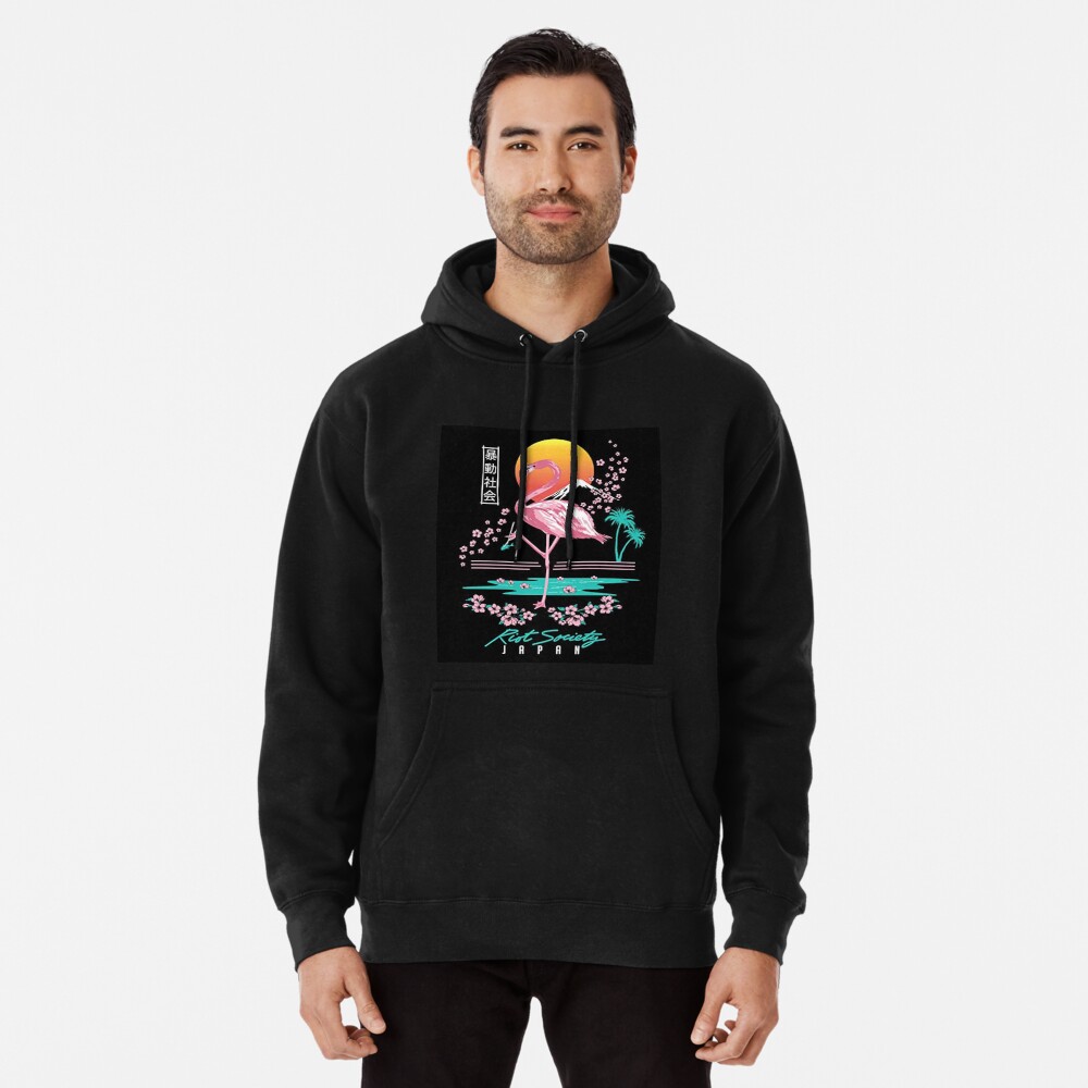 riot society flamingo hoodie