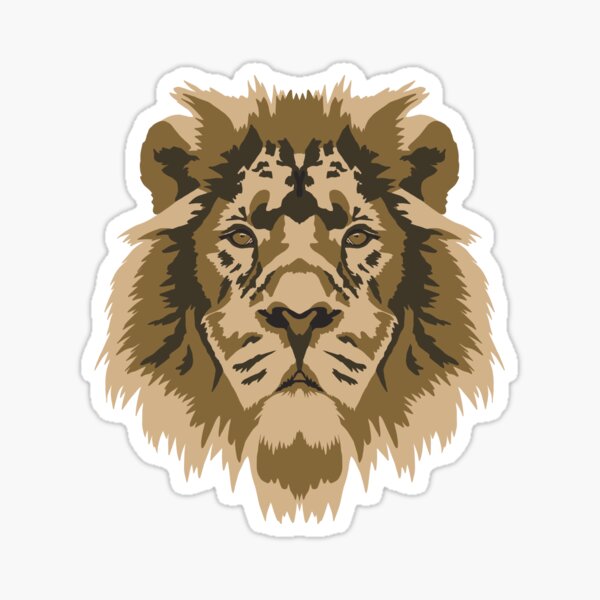 Item preview, Lion Face designed and sold by GeoCreate.