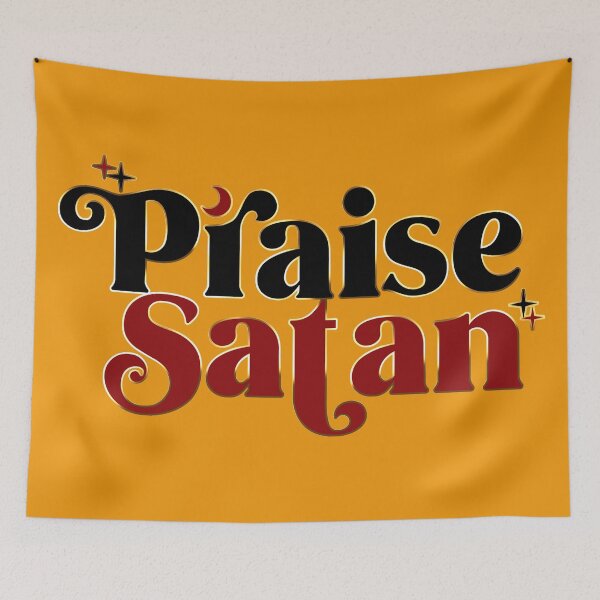 Item preview, Praise Satan Quote designed and sold by stephensking.