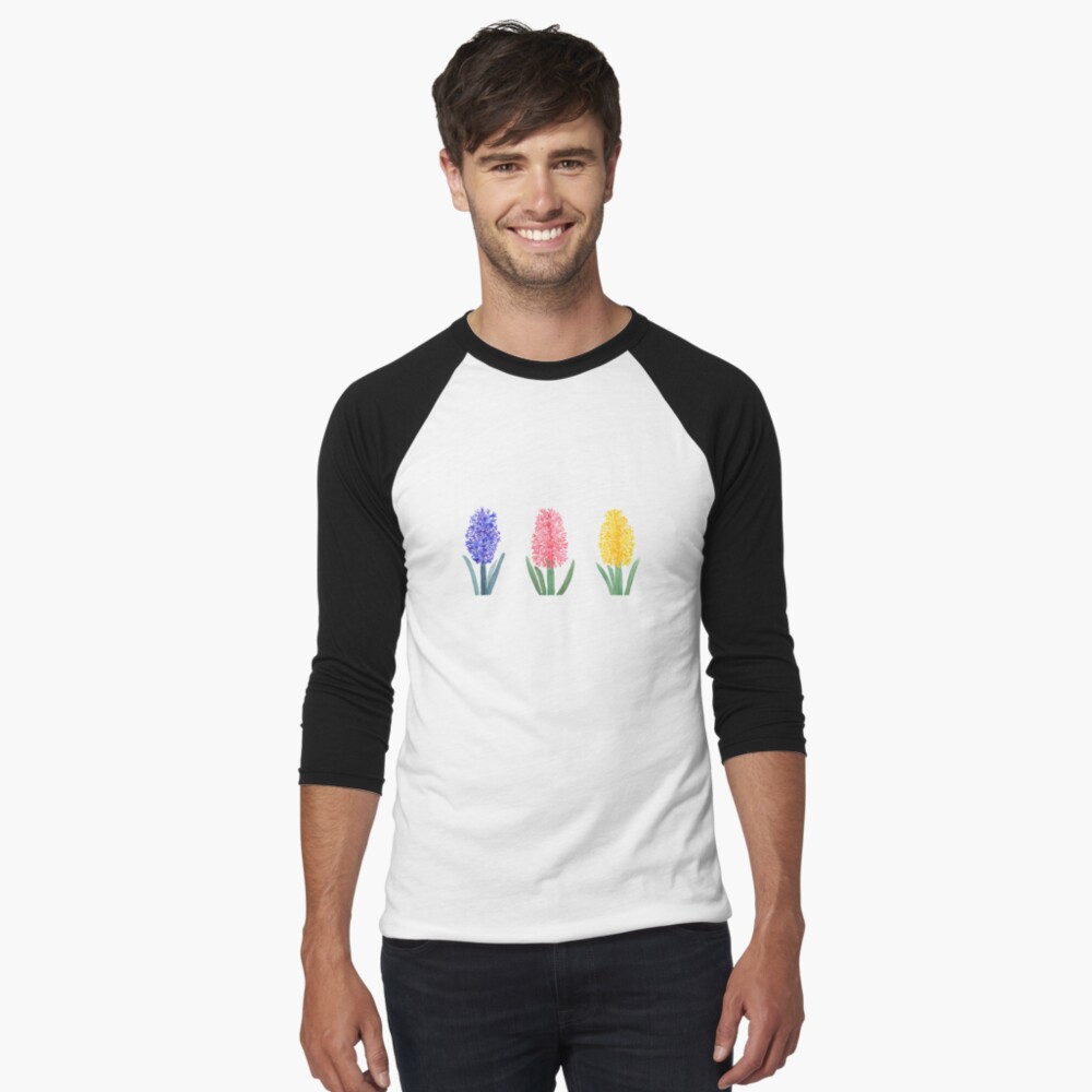 Item preview, Baseball ¾ Sleeve T-Shirt designed and sold by ColorandColor.