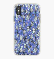 Glitter Dragonflies Blue iPhone Case iPhone Case