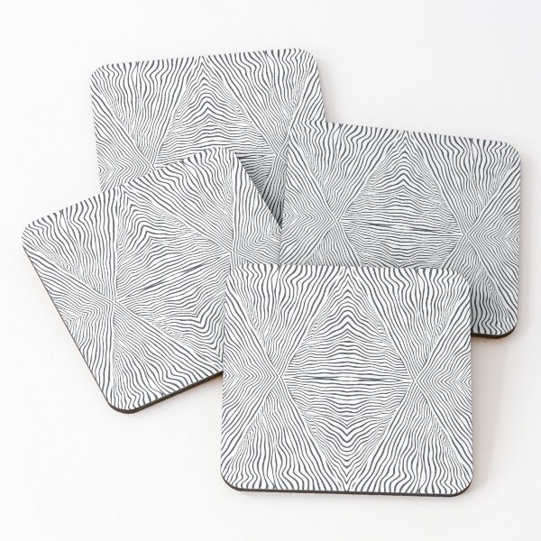 Item preview, Boho, African,  Mud Cloth Stripes Pattern, Indigo, Navy, Blue and White designed and sold by meggydesigns.