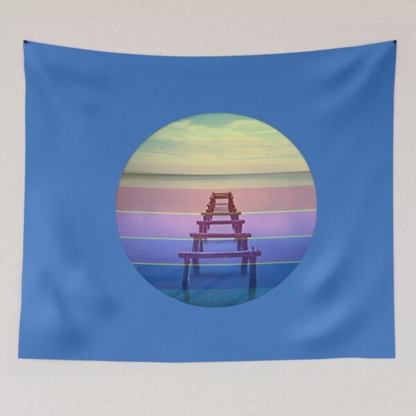 Item preview, beautiful natural sky view , vintage circle,  sky , lake , landscape , designed and sold by Mekoooo.