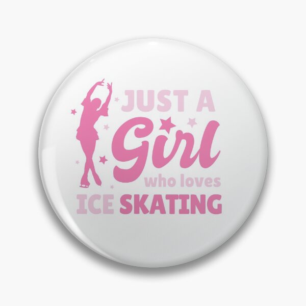 Item preview, Just A Girl Who Loves Ice Skating  designed and sold by Diane Gotti.
