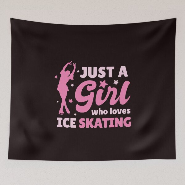 Item preview, Just A Girl Who Loves Ice Skating  designed and sold by Diane Gotti.