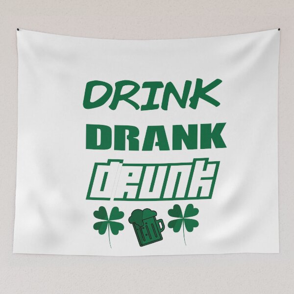 Item preview, drink drank drunk shirt- st patricks day shirt-st paddy's-funny st patricks day shirt-st paddys day shirt designed and sold by Noui Barka.