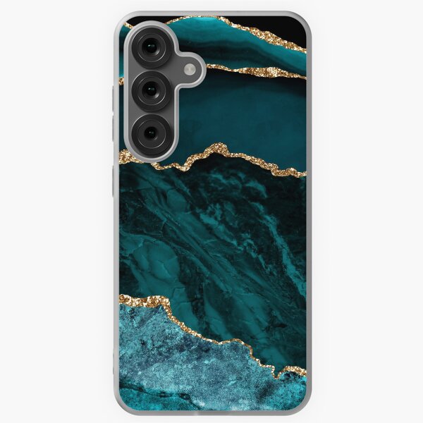 Item preview, Amazing Blue and Teal Faux Malachite Marble designed and sold by MysticMarble.