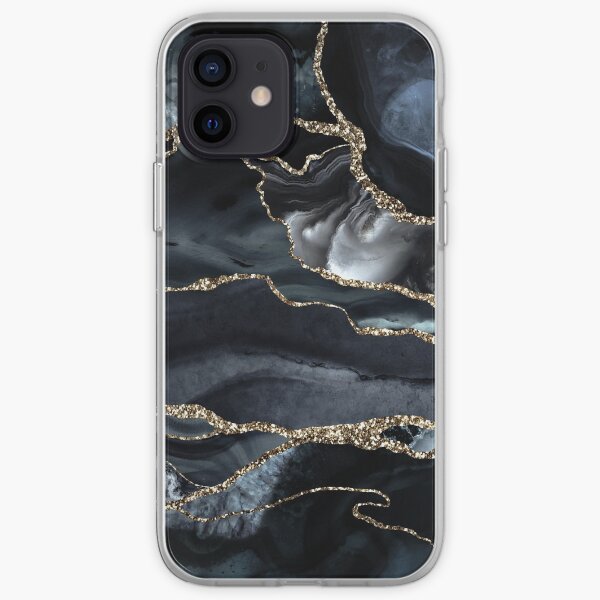 Night Masculine Marble Landscapes iPhone Soft Case