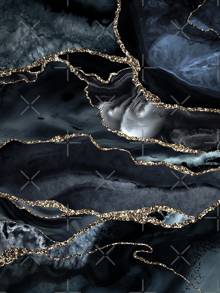 Night Masculine Marble Landscapes by MysticMarble