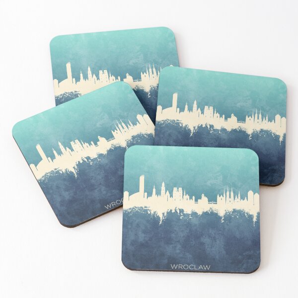 Item preview, Wroclaw Poland Skyline designed and sold by ArtPrints.