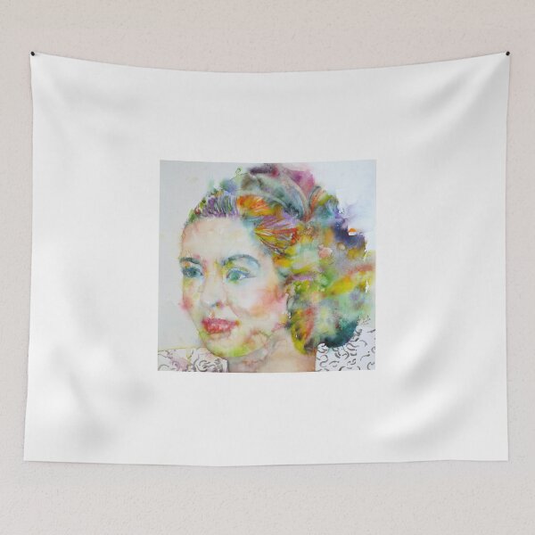 Item preview, BILLIE HOLIDAY watercolor portrait designed and sold by lautir.