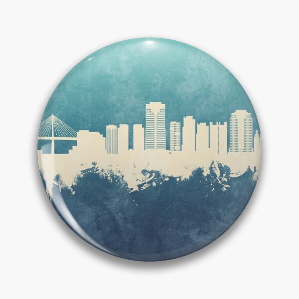 Artikelvorschau, Long Beach California Skyline entworfen und verkauft von ArtPrints.