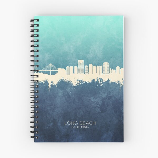 Item preview, Long Beach California Skyline designed and sold by ArtPrints.