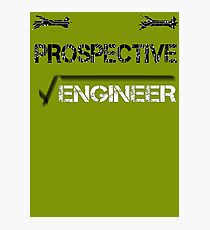 Prospective Engineer Photographic Print