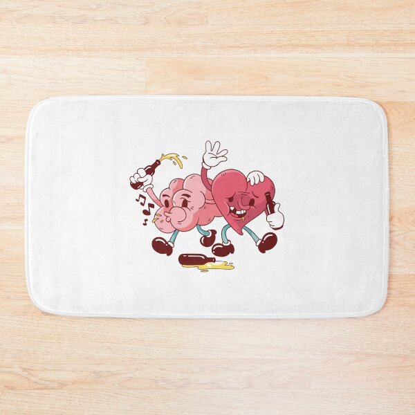 Item preview, Drunk heart and brain designed and sold by Frergo.