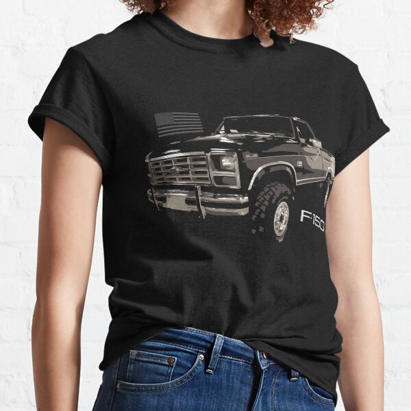 Ford Bronco Womens T Shirt Classic Vintage II - Autosports Society