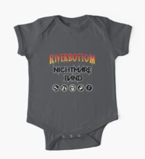 Body de manga corta para bebé Banda de pesadillas de Riverbottom