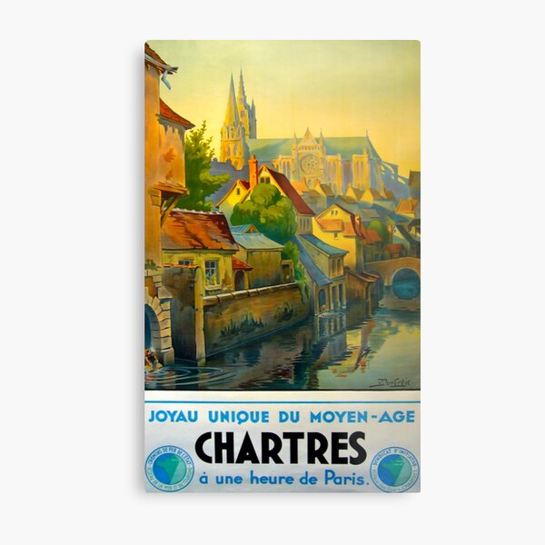 Aperçu de l'œuvre affiche de voyage vintage Charters créée et vendue par stickart-marek.