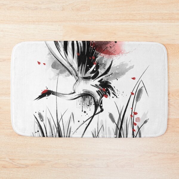 Item preview, Sumi-e crane designed and sold by Daisyart-lab.