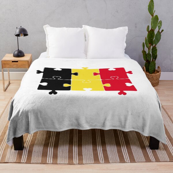 Item preview, Flag of Belgium . Puzzle Belgium Flag designed and sold by Chakibalami.