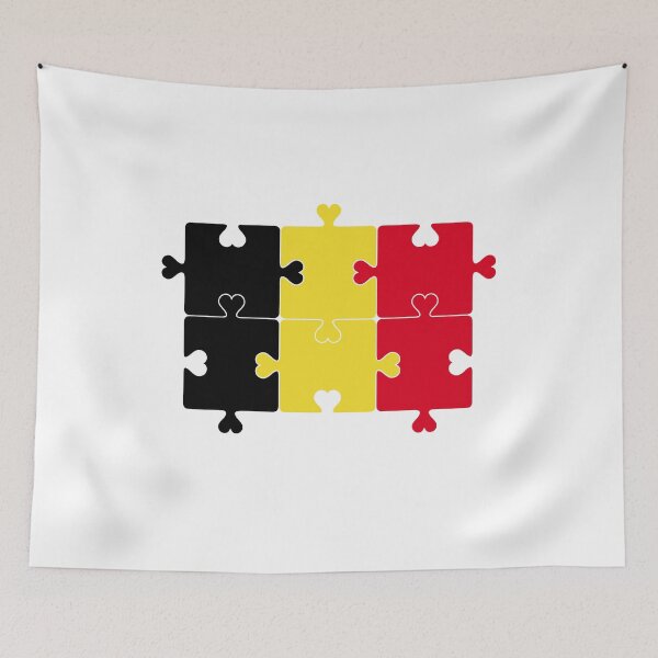 Item preview, Flag of Belgium . Puzzle Belgium Flag  designed and sold by Chakibalami.