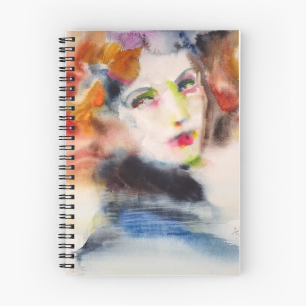 Item preview, GRETA GARBO watercolor portrait.1 designed and sold by lautir.