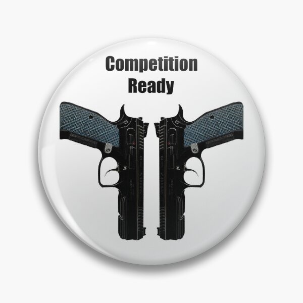 Item preview, Competitive pistol shooting logo. "Competition Ready"  designed and sold by DentDesigns.