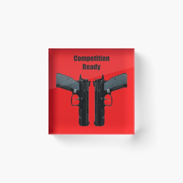 Item preview, Competitive pistol shooting logo. "Competition Ready"  designed and sold by DentDesigns.