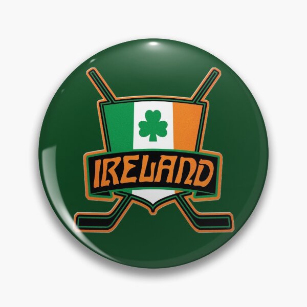 Item preview, Ireland Ice Hockey Flag Logo designed and sold by gamefacegear.