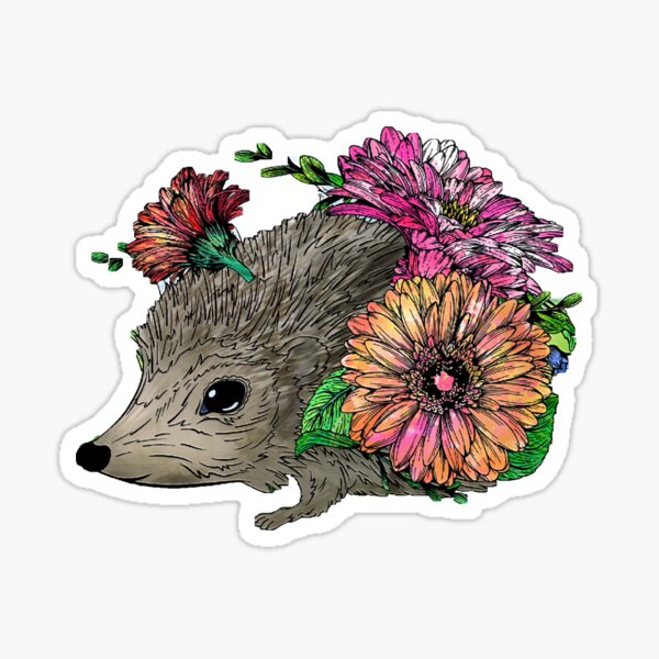 Country hedgehog Sticker
