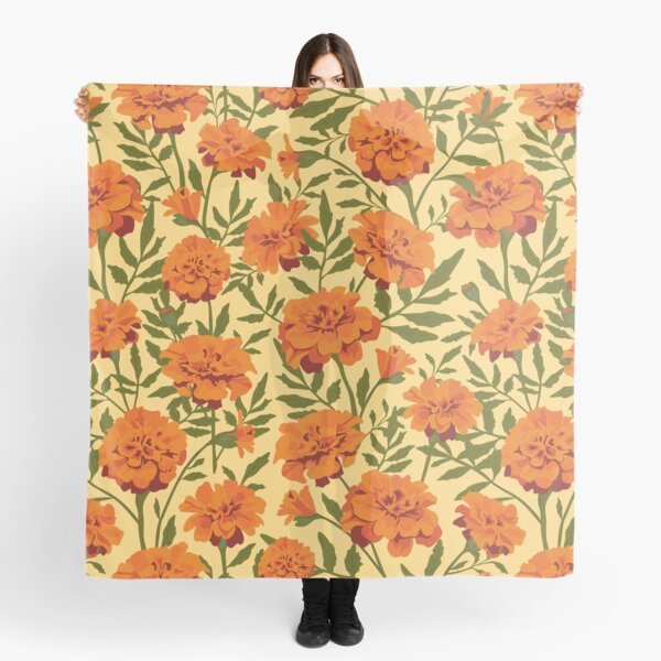 Item preview, Marigold Flowers Pattern designed and sold by lents.