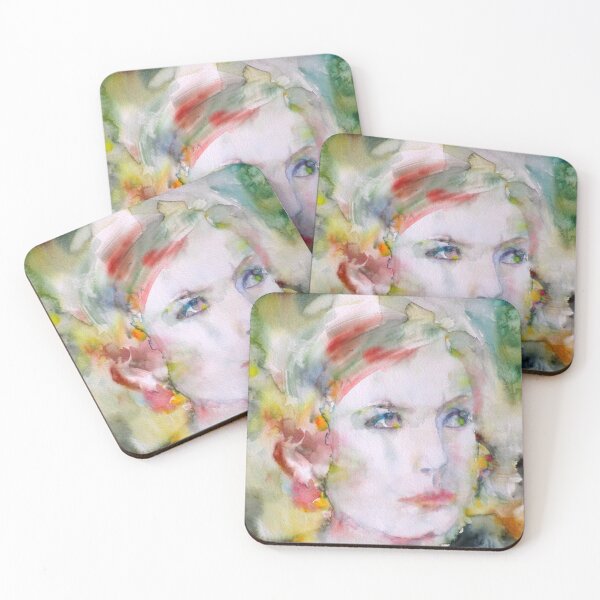 Item preview, GRETA GARBO watercolor portrait.2 designed and sold by lautir.